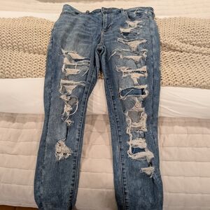 American Eagle Girls size 14 High rise Jeggings